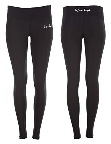 Winshape Damen Functional Power Shape Tights Ael102 Mit Anti-rutsch-Effekt, Slim Style Fitness Freizeit Sport Yoga Workout Leggings, Schwarz, EU im Sale